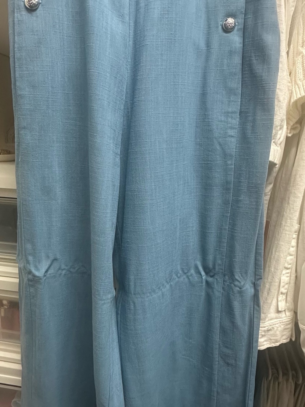 Blue Wide-Leg Women’s Jumpsuit Pants two piece